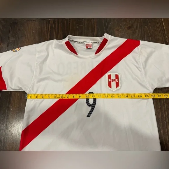 White and Red Men's Jersey - Picture 6 of 7
